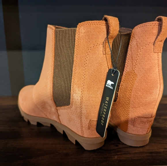 *HTF!* NWT Sorel Joan Of Arctic Wedge II Chelsea Boots 7.5 - Picture 5 of 8